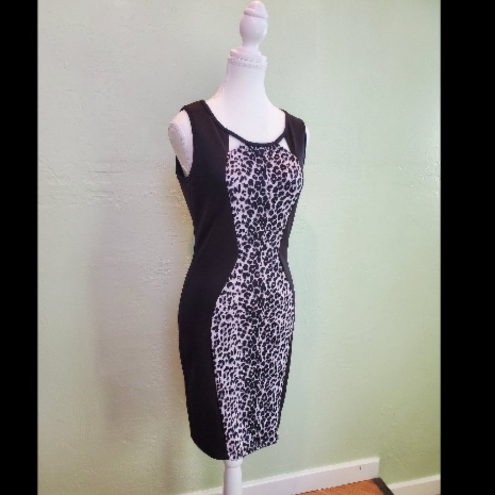Snow Leopard Pattern Dress